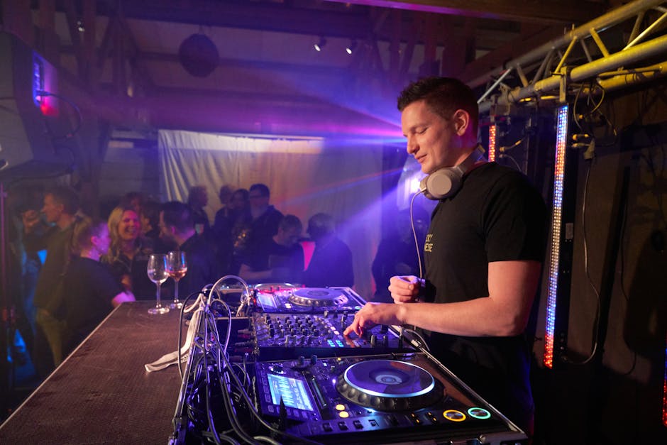 Modern entertainment venue with high-tech equipment